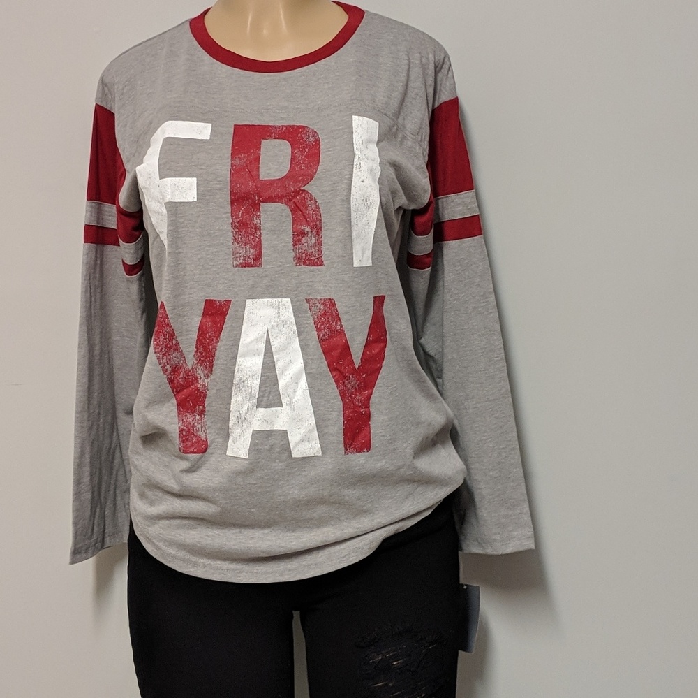 💖NWTS Women's Heather Grey Jersey Styled Tee💖